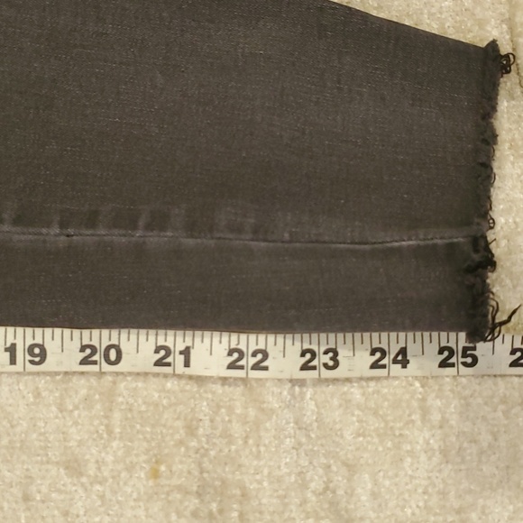 Kancan woman's gray black distressed crop stretch jeans size 27 - Picture 16 of 16